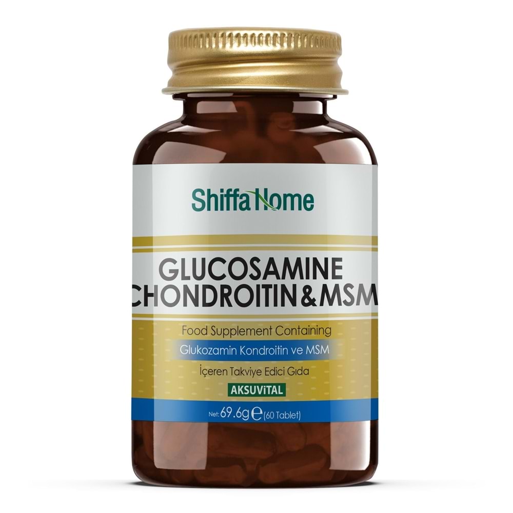 Shiffa Home Glucosamine Chondroitin MSM 69,6 Gr 60 Kapsül