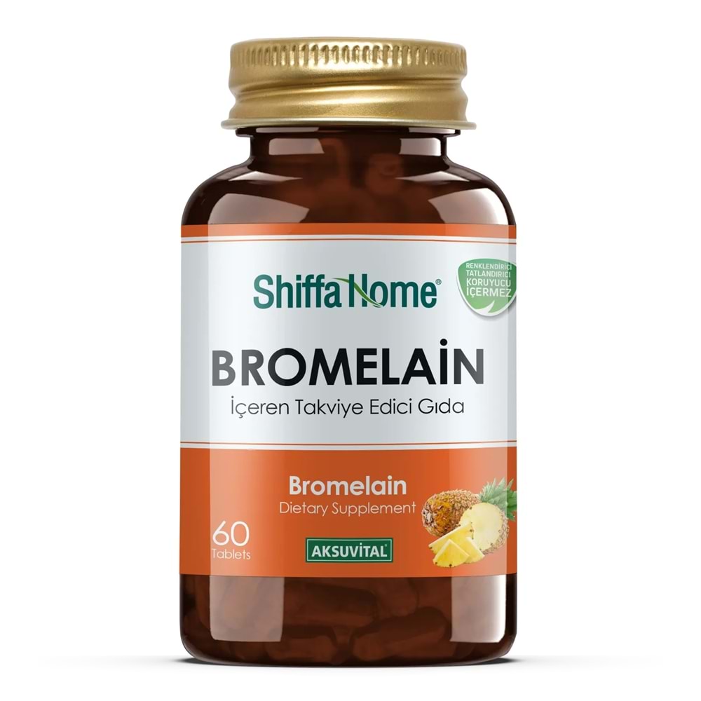 Shiffa Home Bromelain 500 Mg 60 Kapsül