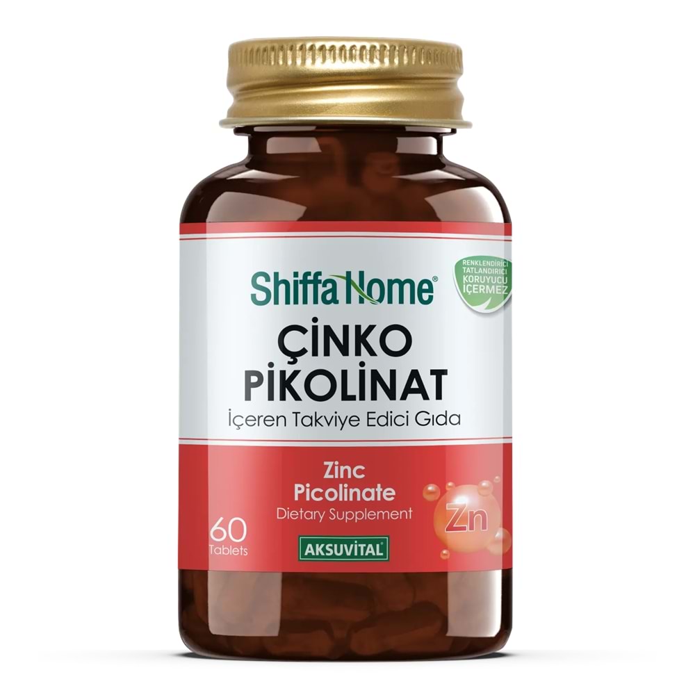 Shiffa Home Çinko Pikolinat 500 Mg 60 Kapsül