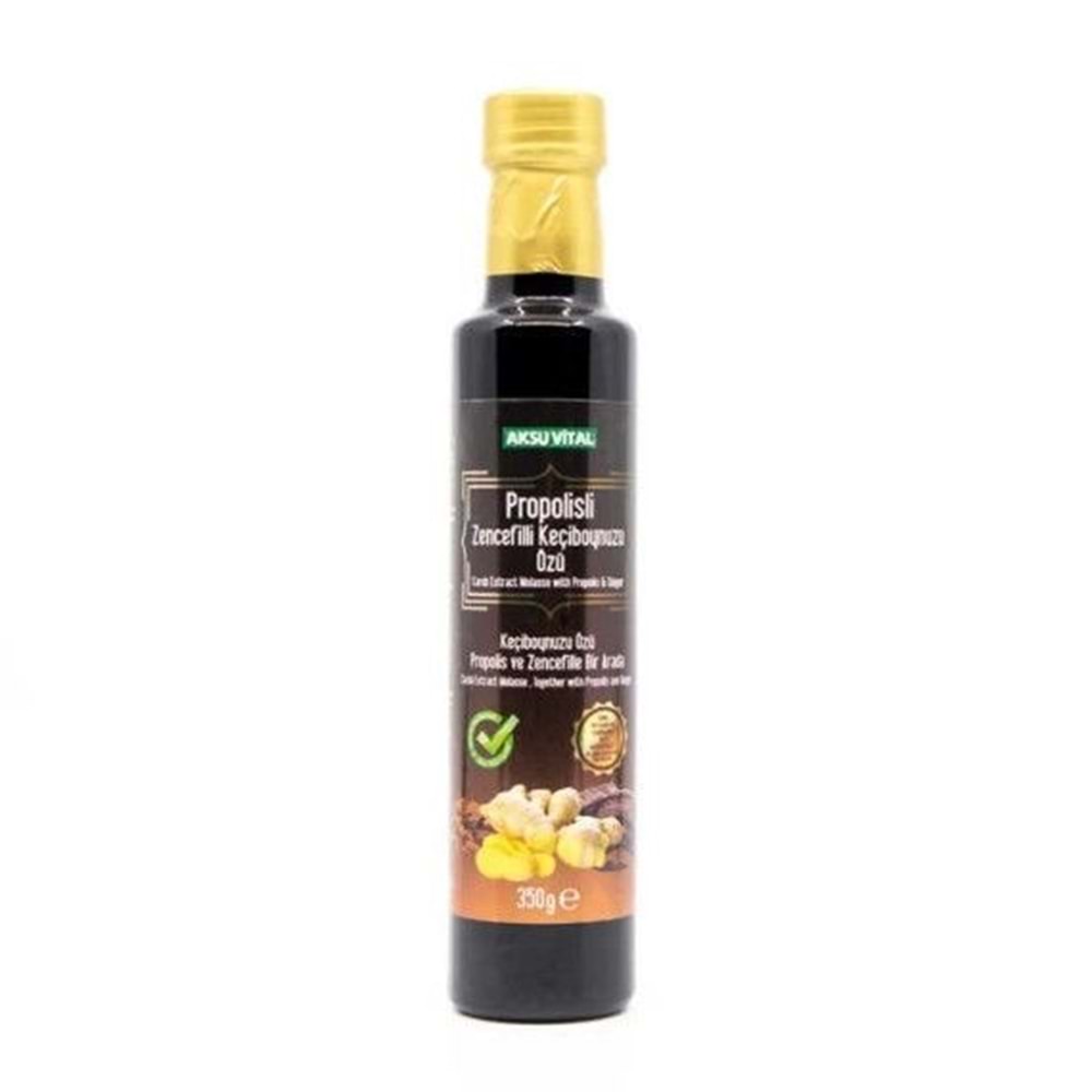 Aksu Vital Propolisli Zencefilli Keçiboynuzu Özü 350 Gr