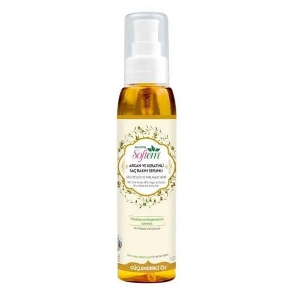 Softem Argan ve Keratinli Saç Bakım Serumu 125 ML