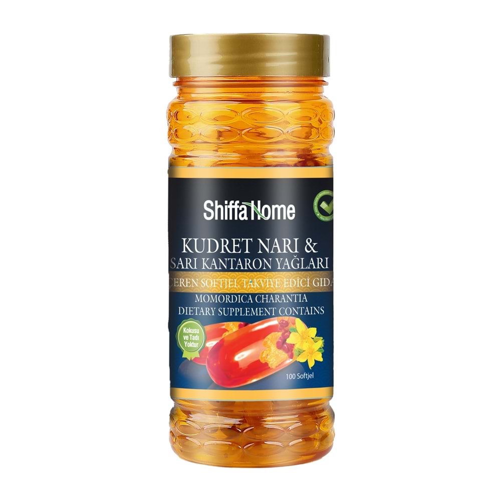 Shiffa Home Sarı Kantaronlu Kudret Narı 134 Gr 100 Softjel Kapsül