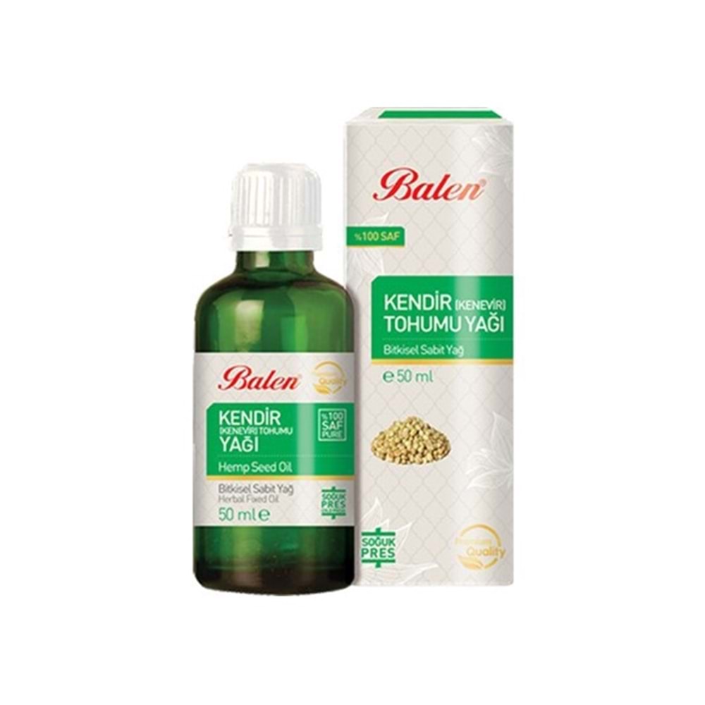Balen Kendir Tohumu Yağı 50 ML