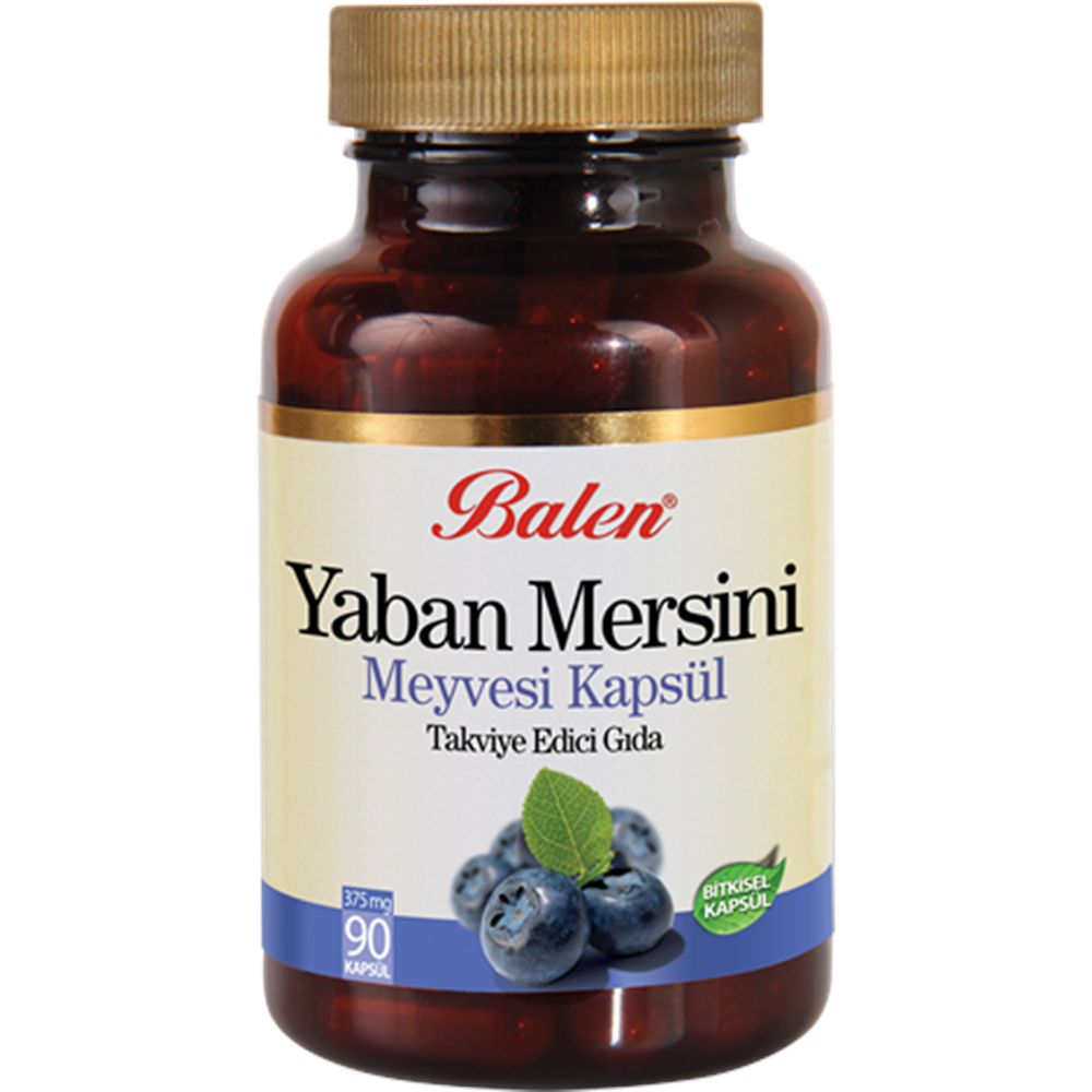 Balen Yaban Mersini Meyvesi Ekstraktı 375 Mg 90 Kapsül
