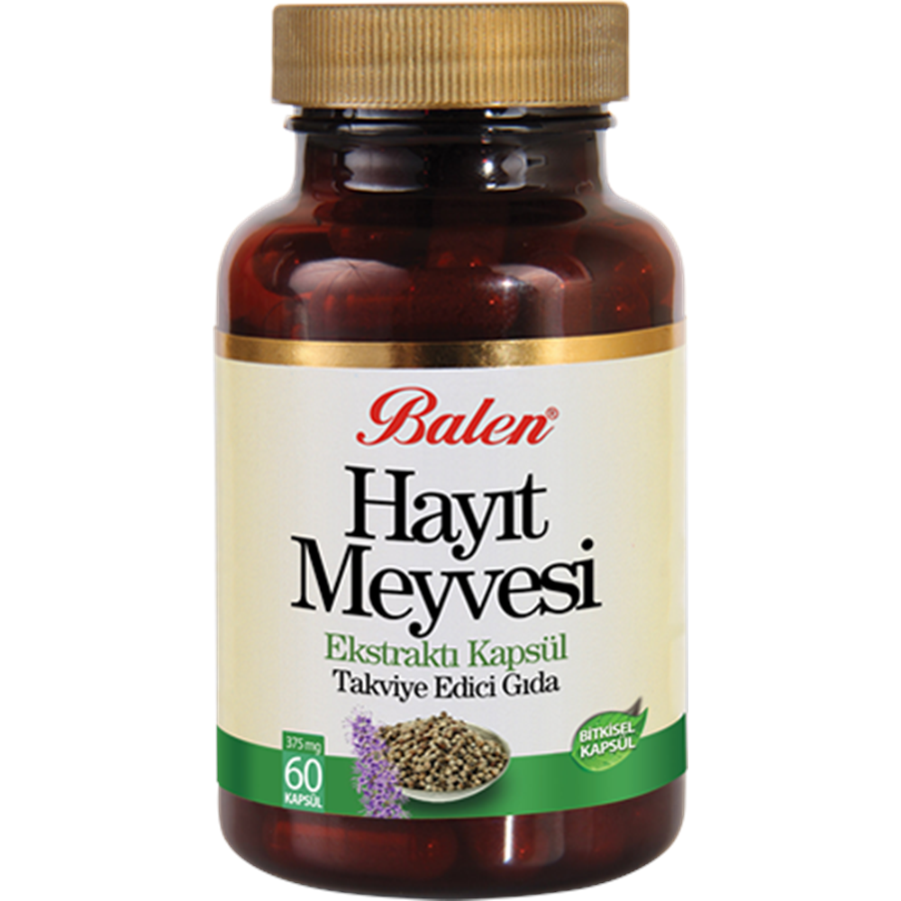 Balen Hayıt Meyvesi Ekstraktı 375 Mg 60 Kapsül