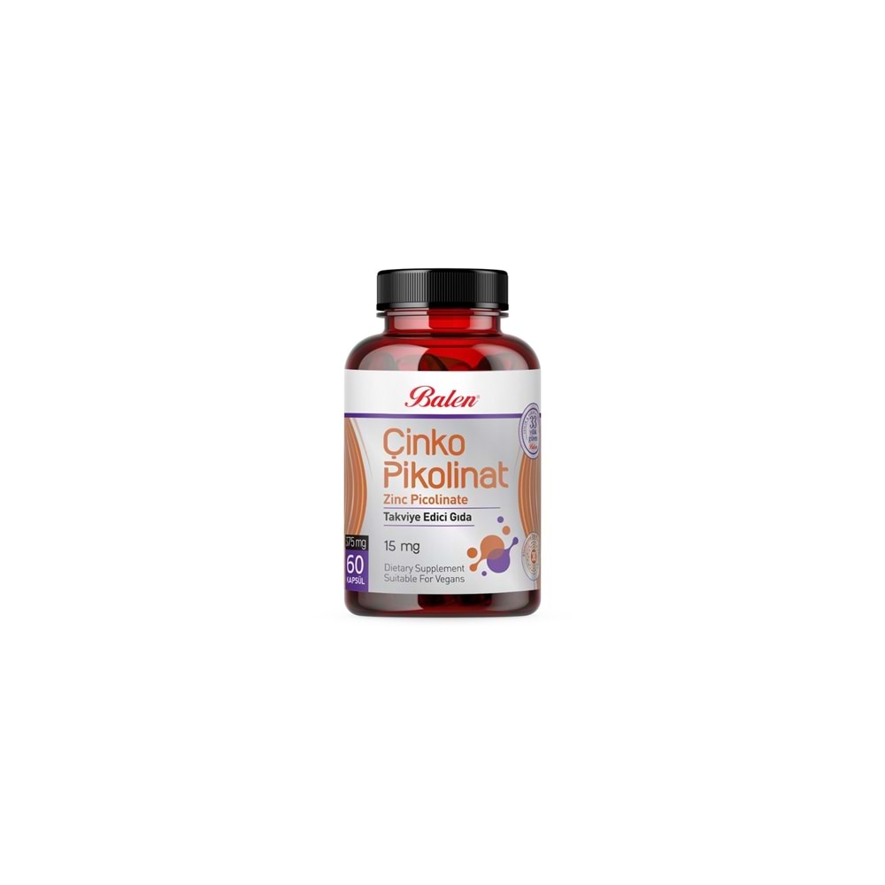 Balen Çinko Pikolinat 375 Mg 60 Kapsül