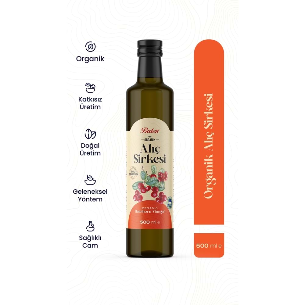 Balen Organik Alıç Sirkesi 500 ML