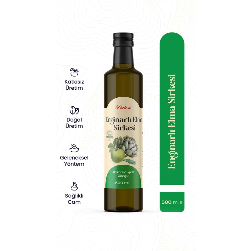 Balen Enginarlı Elma Sirkesi 500 ML