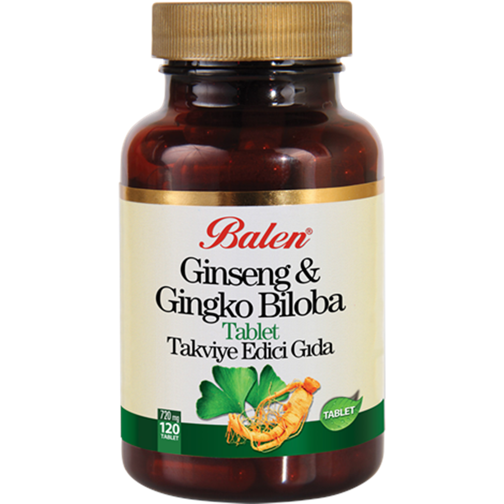 Balen Ginseng Ginkgo Biloba 720 Mg 120 Tablet