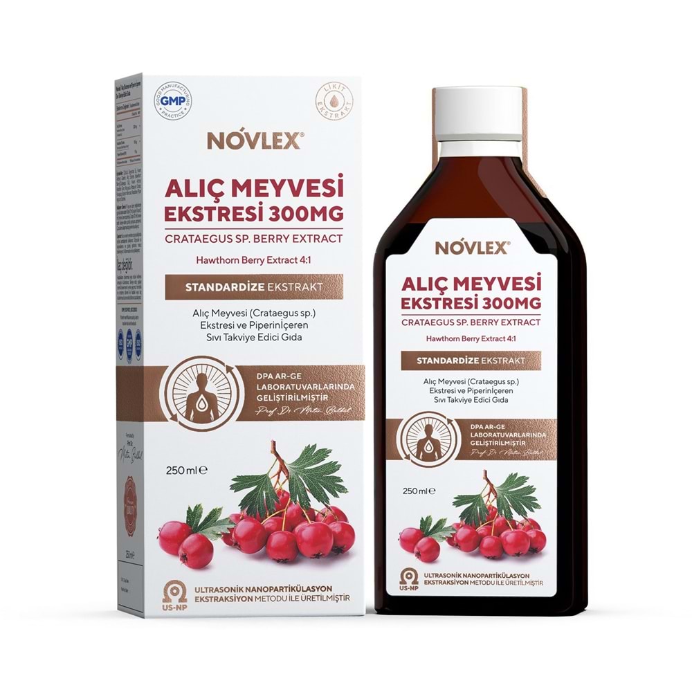 Novlex Alıç Ekstresi ve Piperin 250 ML