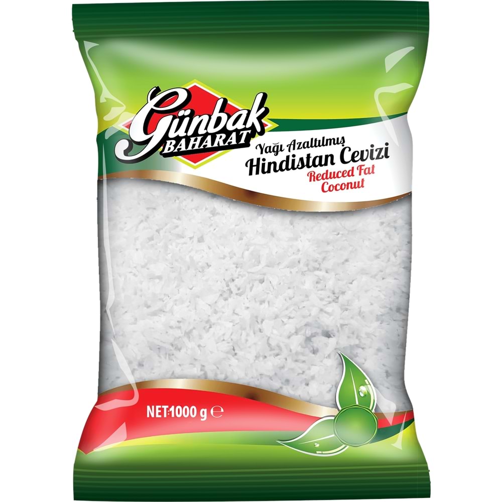 Günbak Hindistan Cevizi Paket 1 Kg