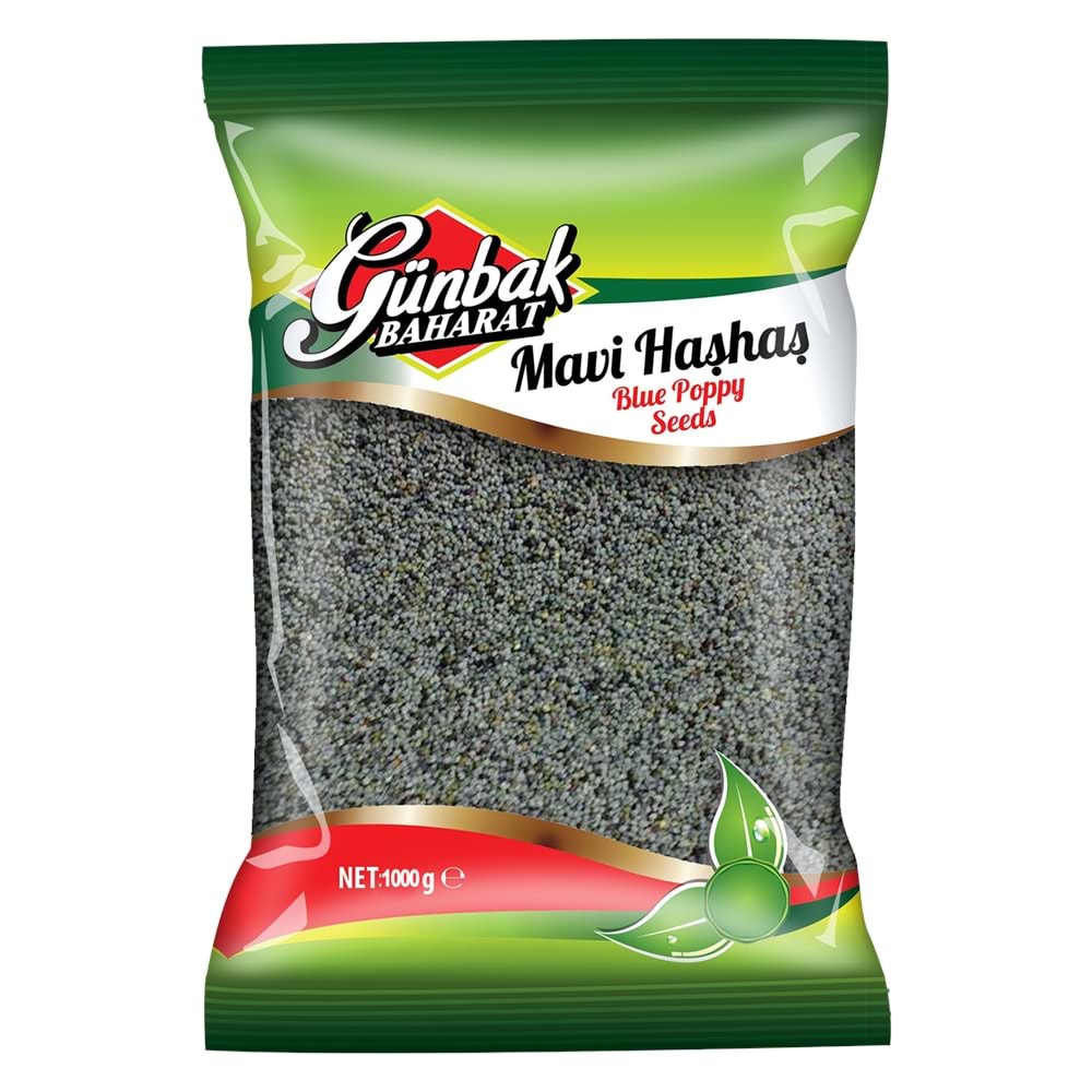 Günbak Mavi Haşhaş Paket 1 Kg