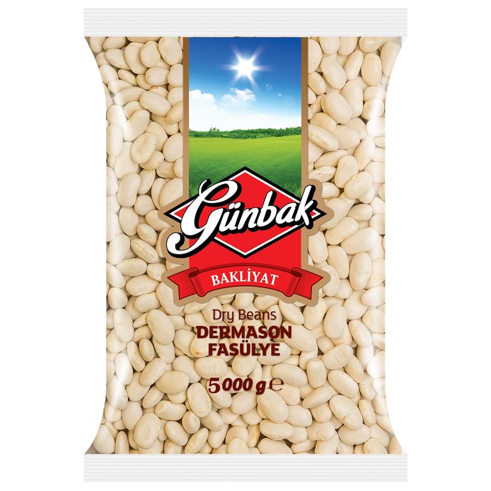 Günbak Dermason Fasulye Dökme 5 Kg