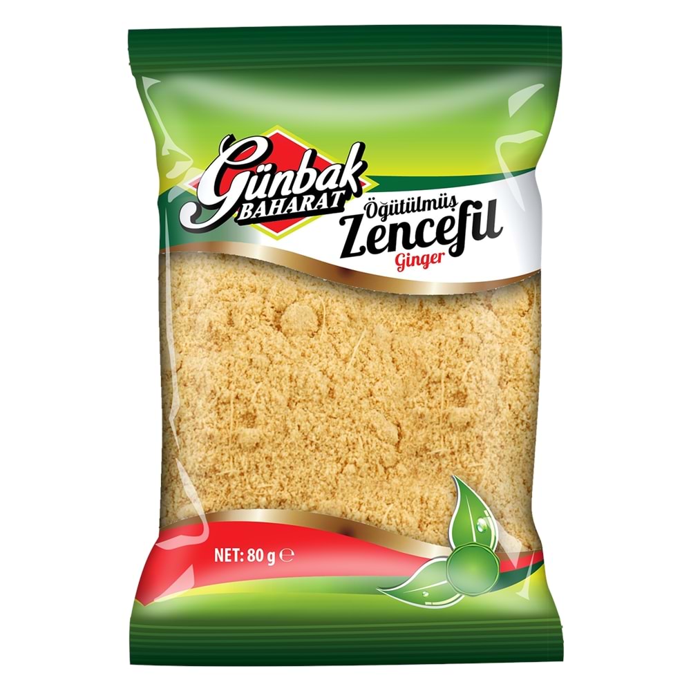 Günbak Zencefil Kutu 80 Gr 12 Adet