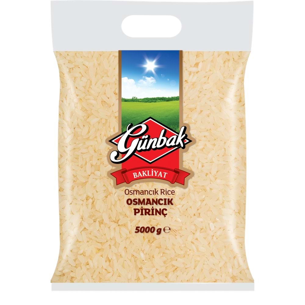Günbak Osmancık Pirinç Dökme 5 Kg