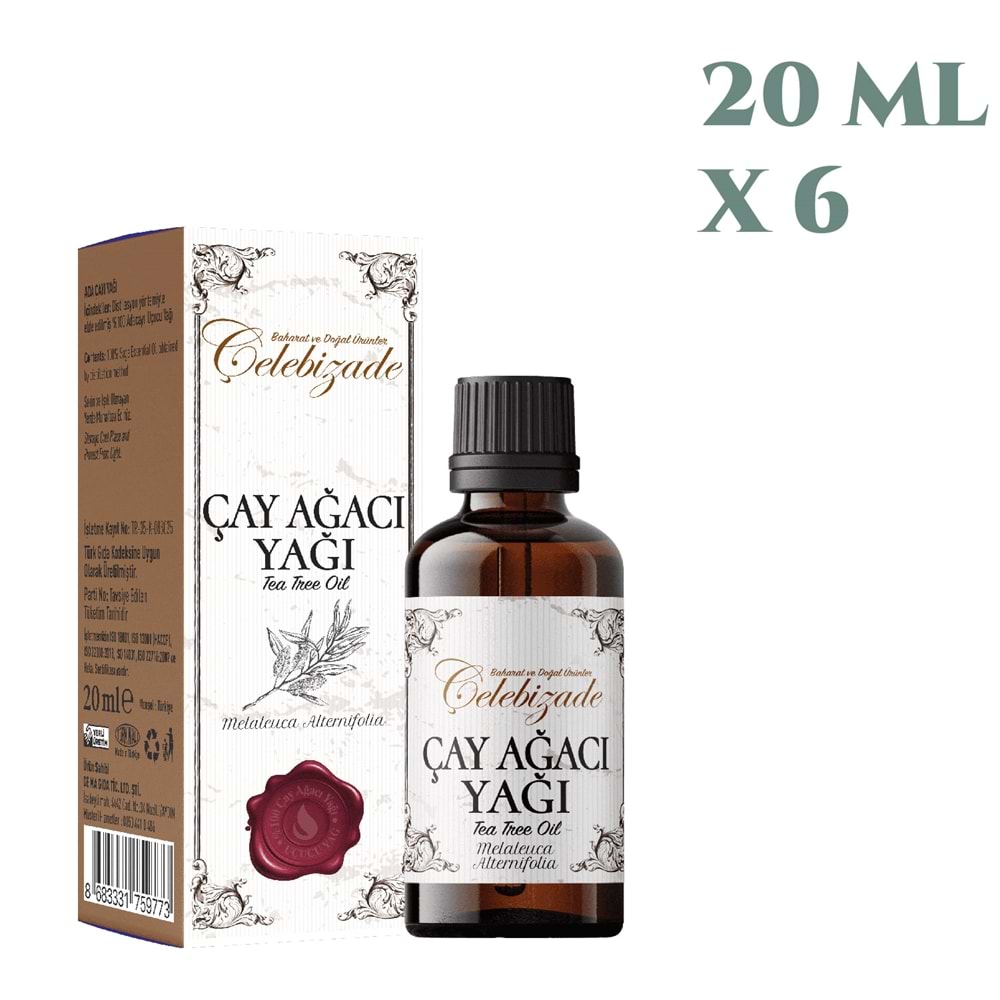 Çelebizade Çay Ağacı Yağı 20 ML X 6 Adet