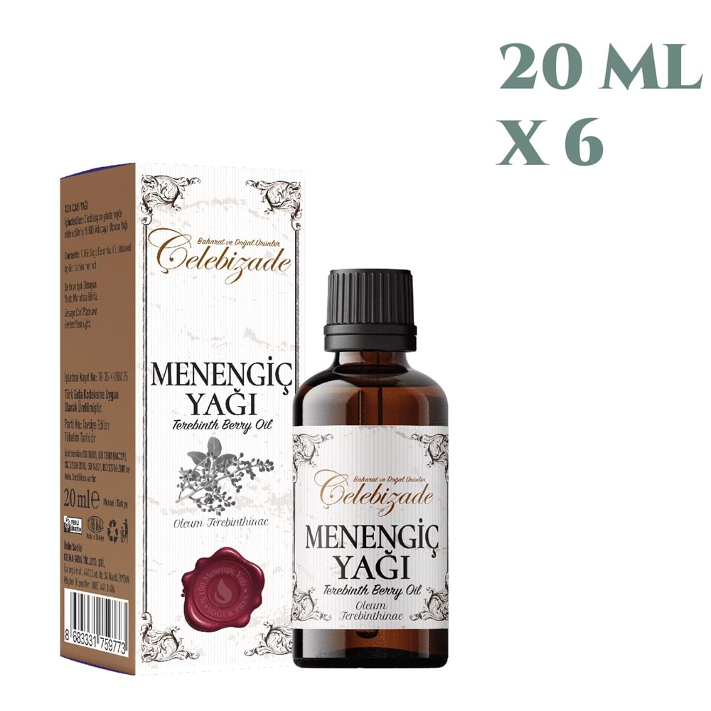 Çelebizade Menengiç Yağı 20 ML X 6 Adet