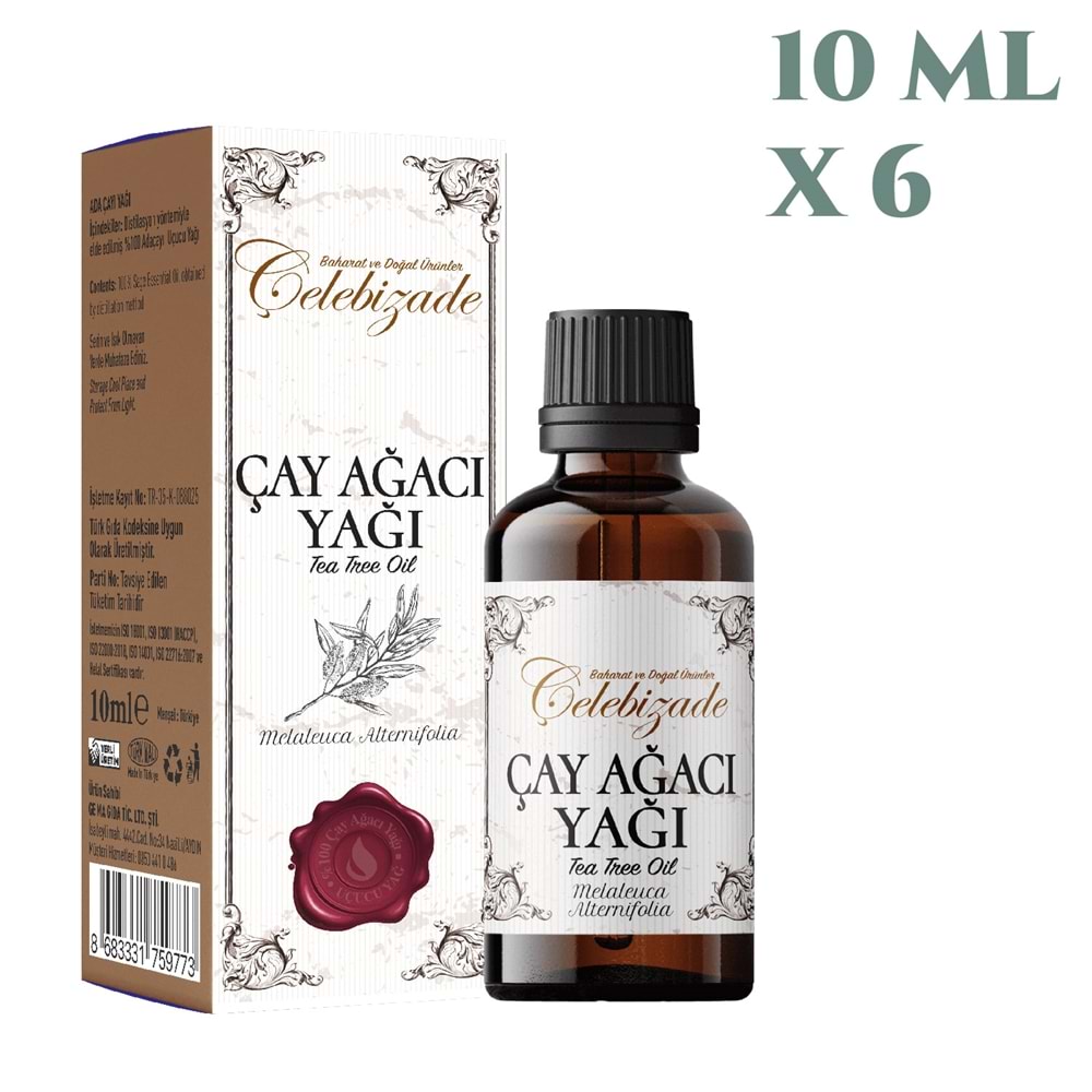 Çelebizade Çay Ağacı Yağı 10 ML X 6 Adet