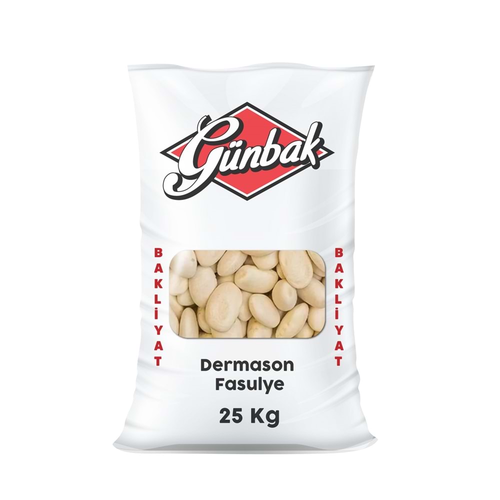 Günbak Dermason Fasulye Çuval 25 Kg