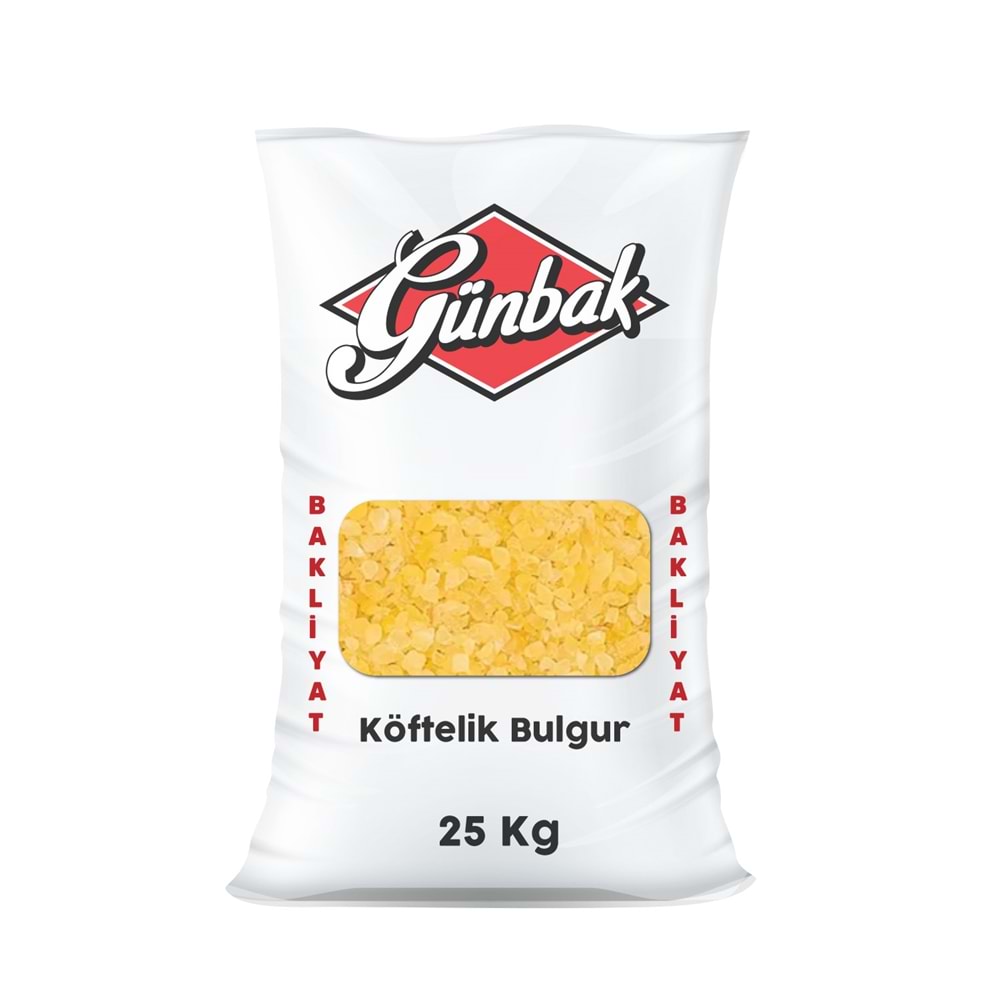Günbak Köftelik Bulgur Çuval 25 Kg