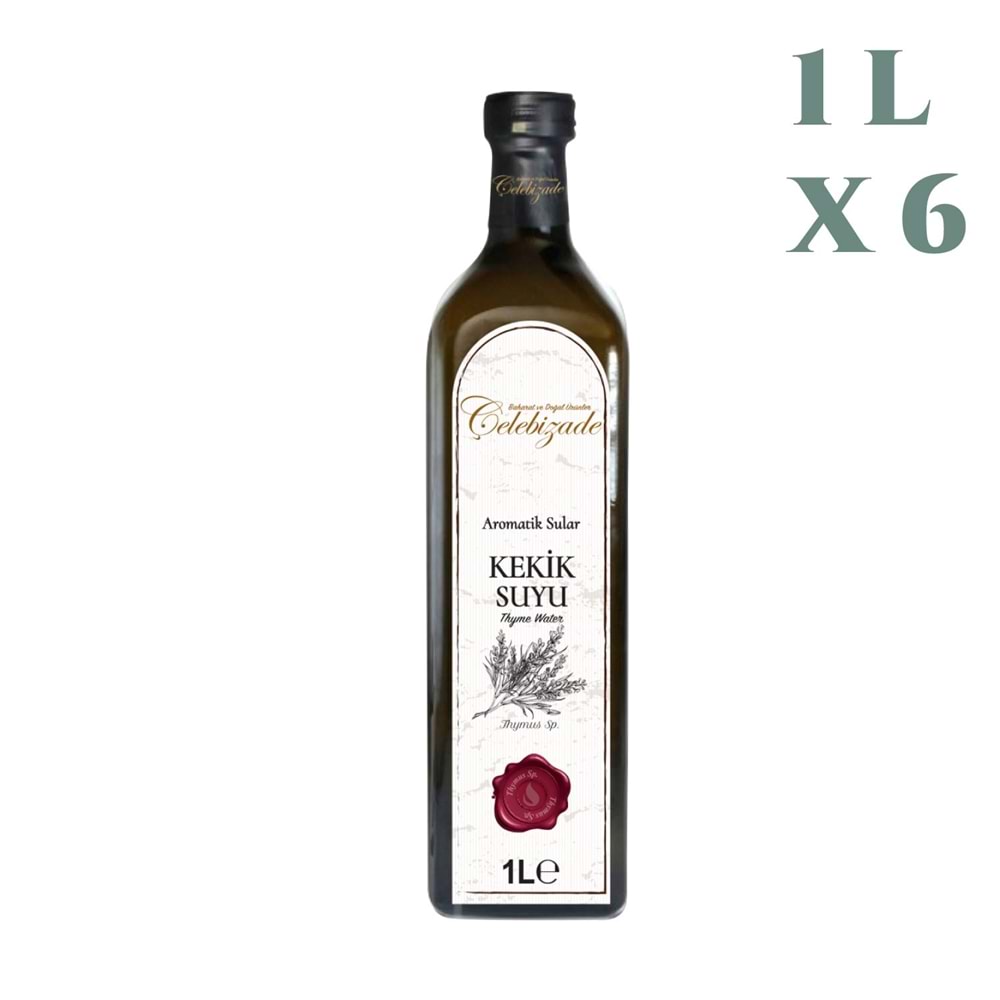 Çelebizade Kekik Suyu 1 Lt X 6 Adet