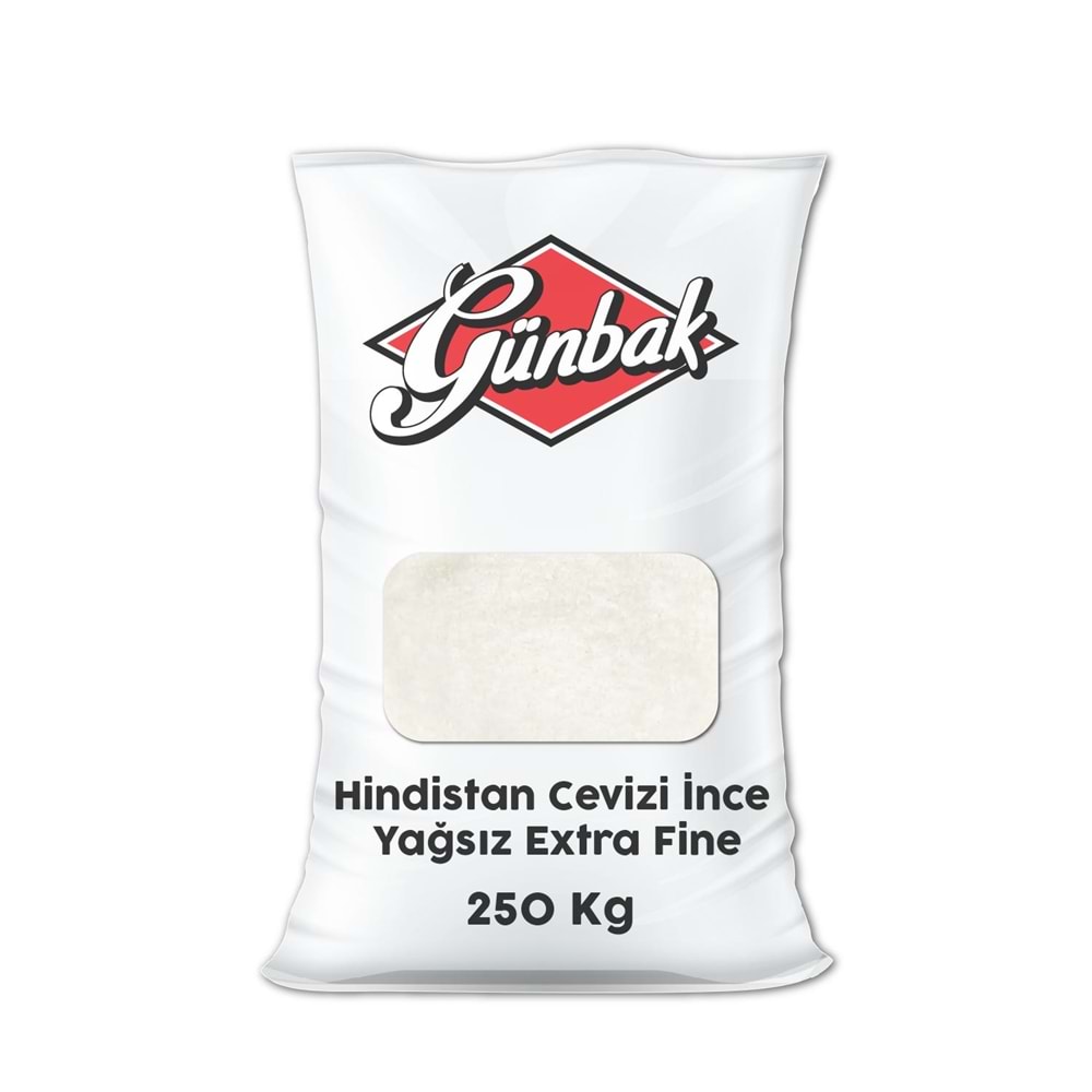 Hindistan Cevizi İnce Yağsız Extra Fine 250 Kg