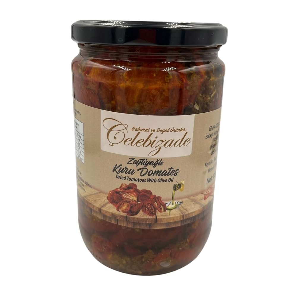 Çelebizade Zeytinyağlı Kuru Domates 850 Gr
