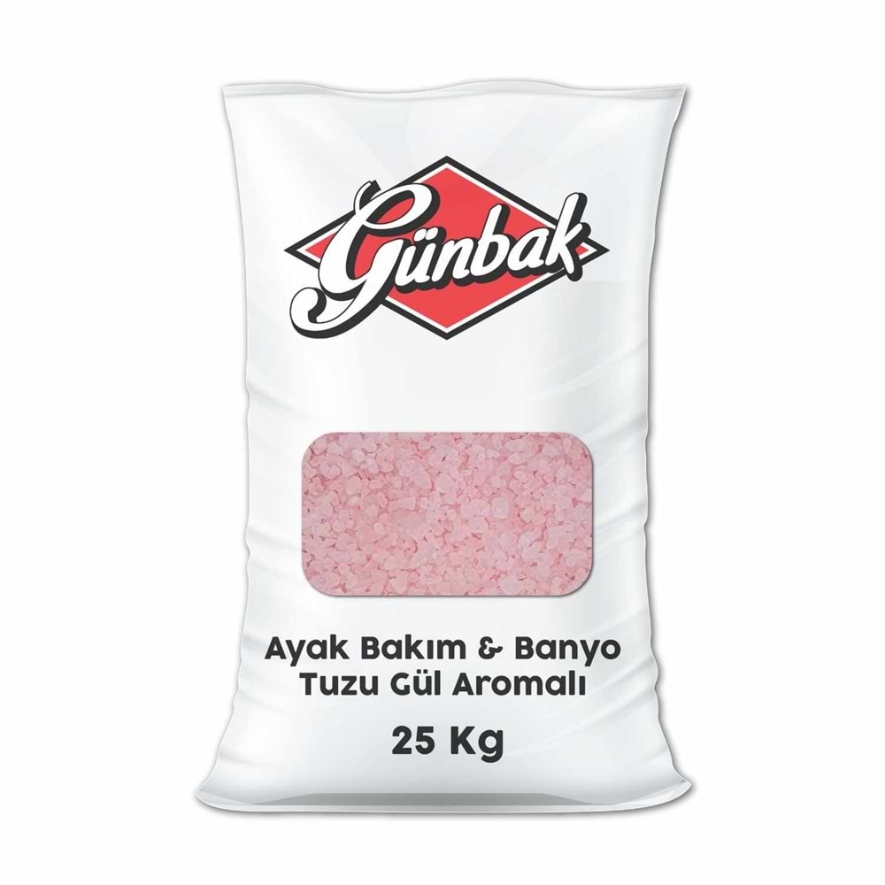 Ayak Bakım & Banyo Tuzu Gül Aromalı Çuval 25 Kg