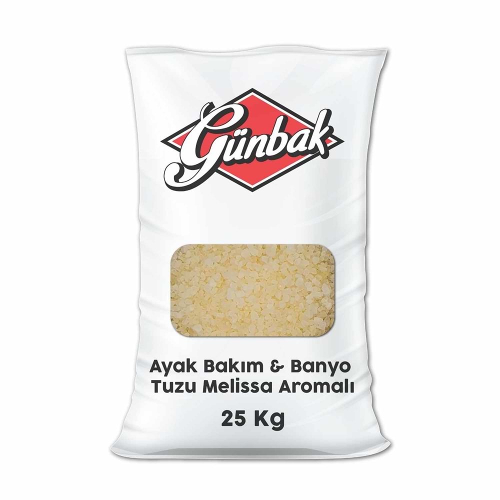 Ayak Bakım & Banyo Tuzu Melissa Aromalı Çuval 25 Kg