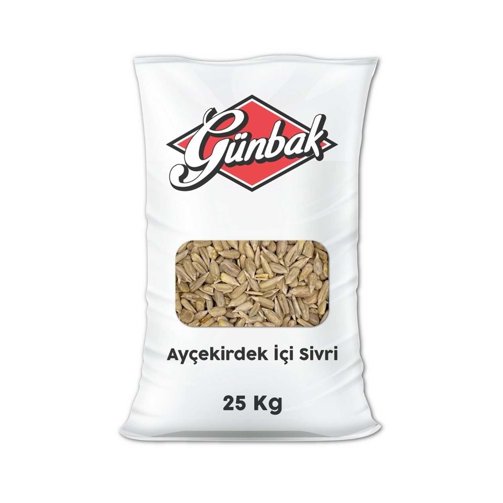 Ayçekirdek İçi Sivri Çuval 25 Kg