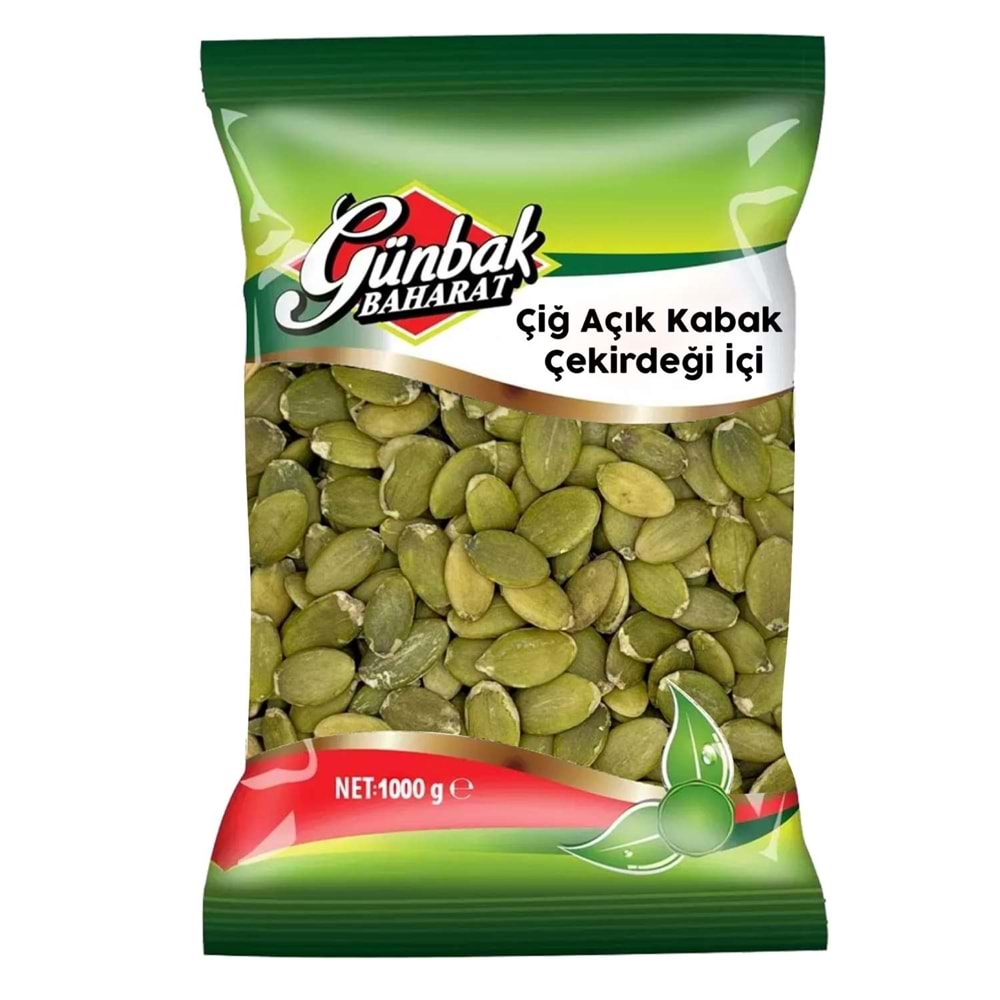 Çiğ Açık Kabak Çekirdeği İçi Paket 1 Kg