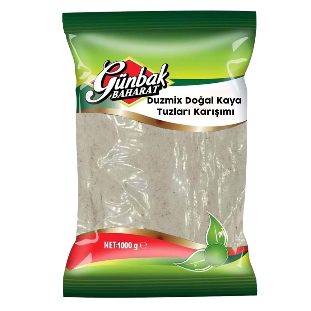 Duzmix Doğal Kaya Tuzları Karışımı Paket 1 Kg