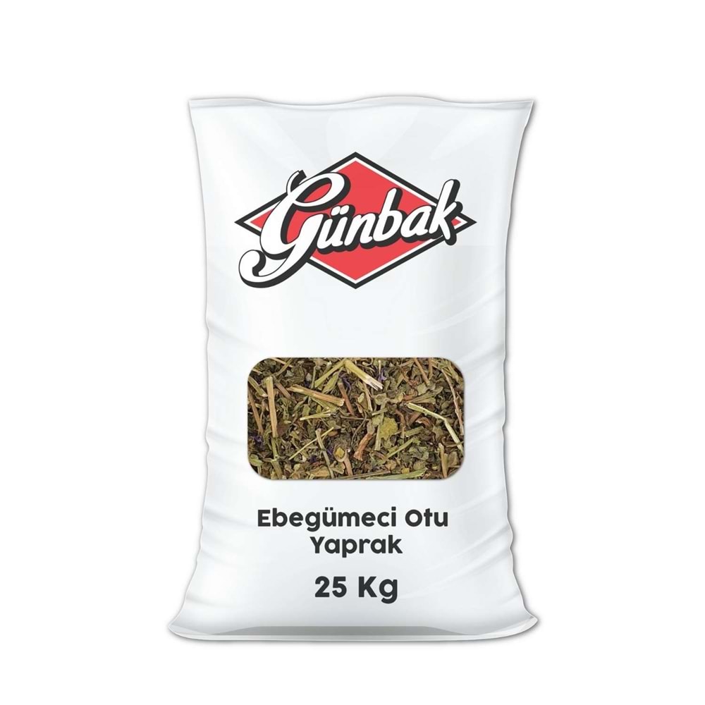 Ebegümeci Otu Yaprak Çuval 25 Kg