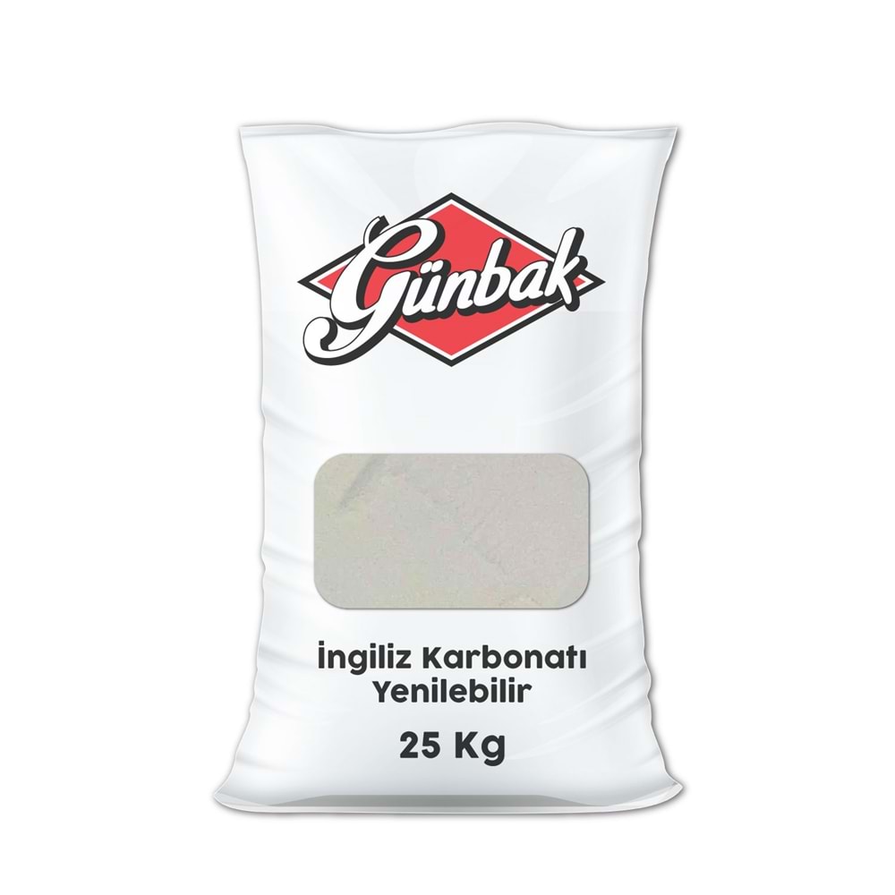 İngiliz Karbonatı Yenilebilir Çuval 25 Kg