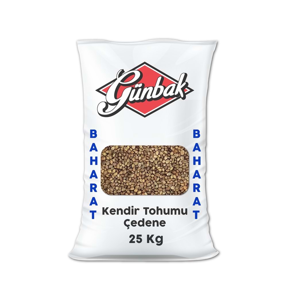 Kendir Tohumu Çedene Çuval 25 Kg