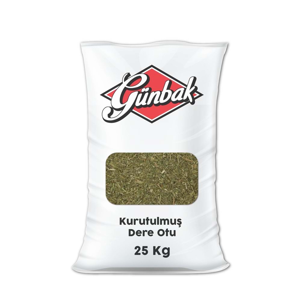 Kurutulmuş Dere Otu Çuval 25 Kg