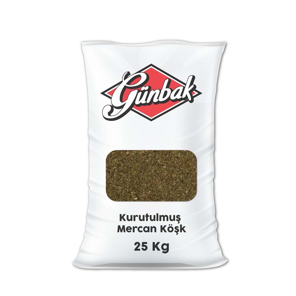 Kurutulmuş Mercan Köşk Çuval 25 Kg