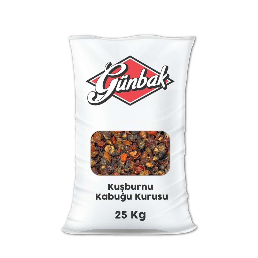 Kuşburnu Kabuğu Kurusu Çuval 25 Kg