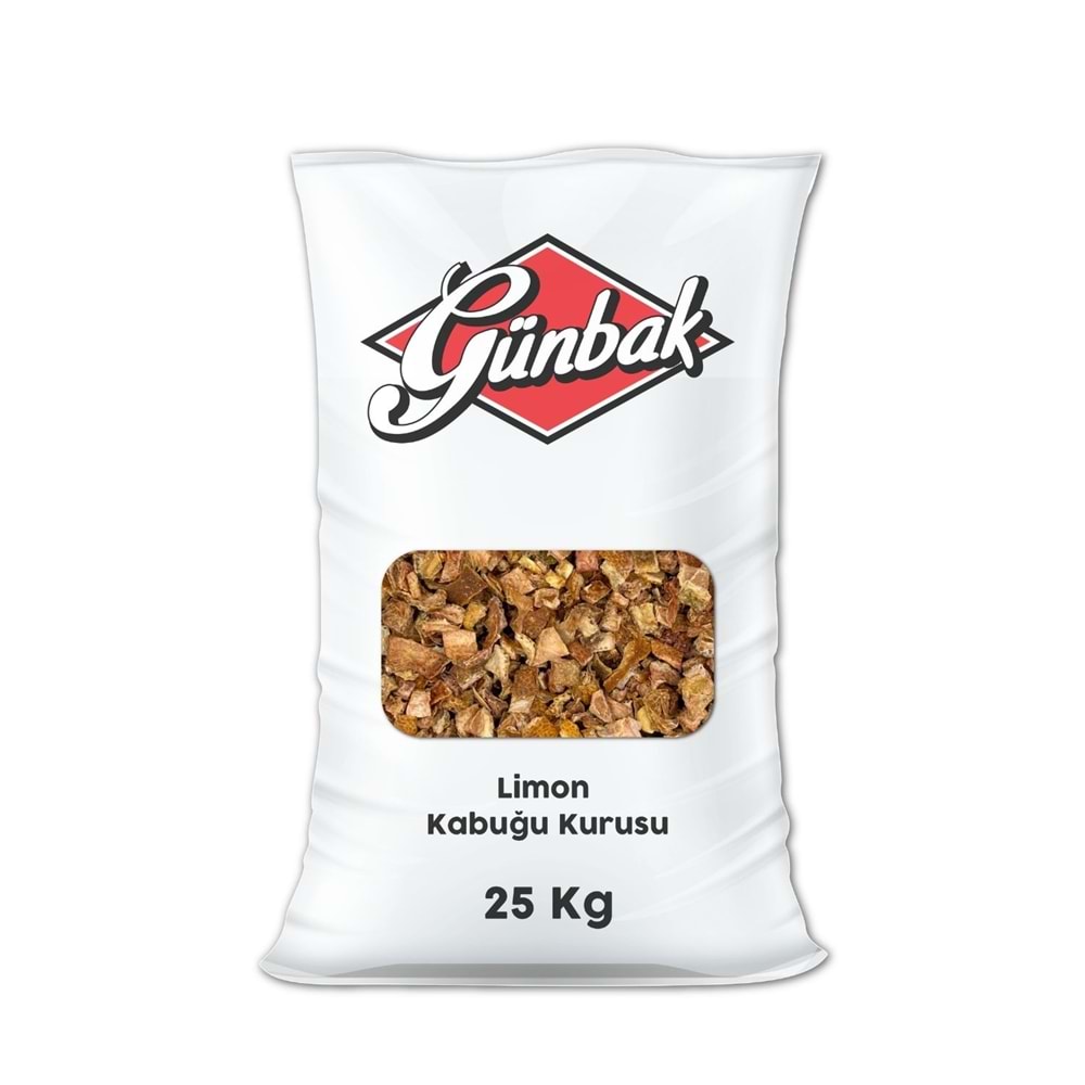 Limon Kabuğu Kurusu Çuval 25 Kg