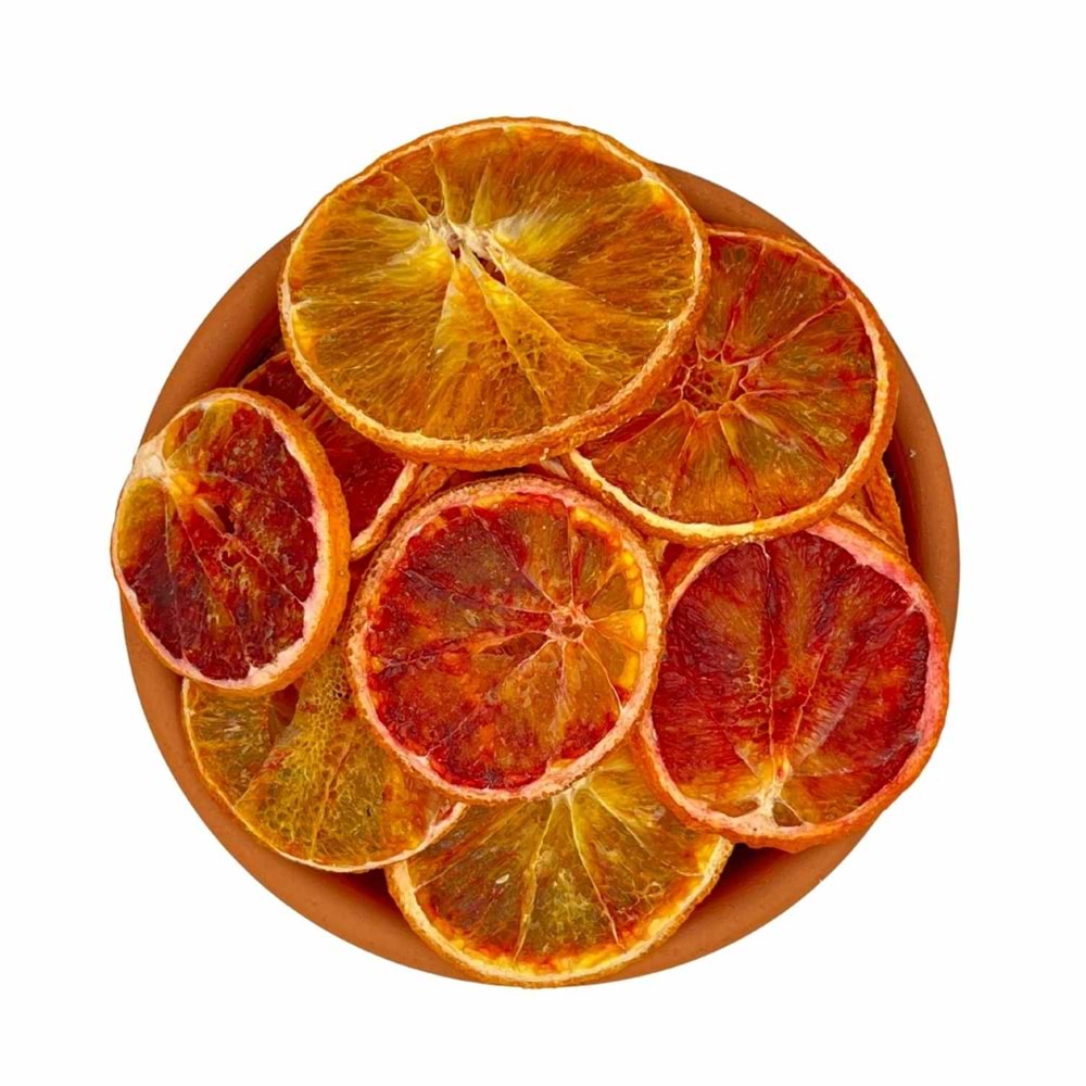 Kan Portakalı Kurusu Dilimli Naturel 1 Kg