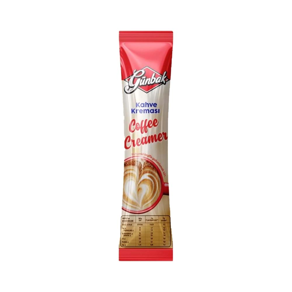 Günbak Kahve Kreması Kutu 5 Gr X 50 Adet