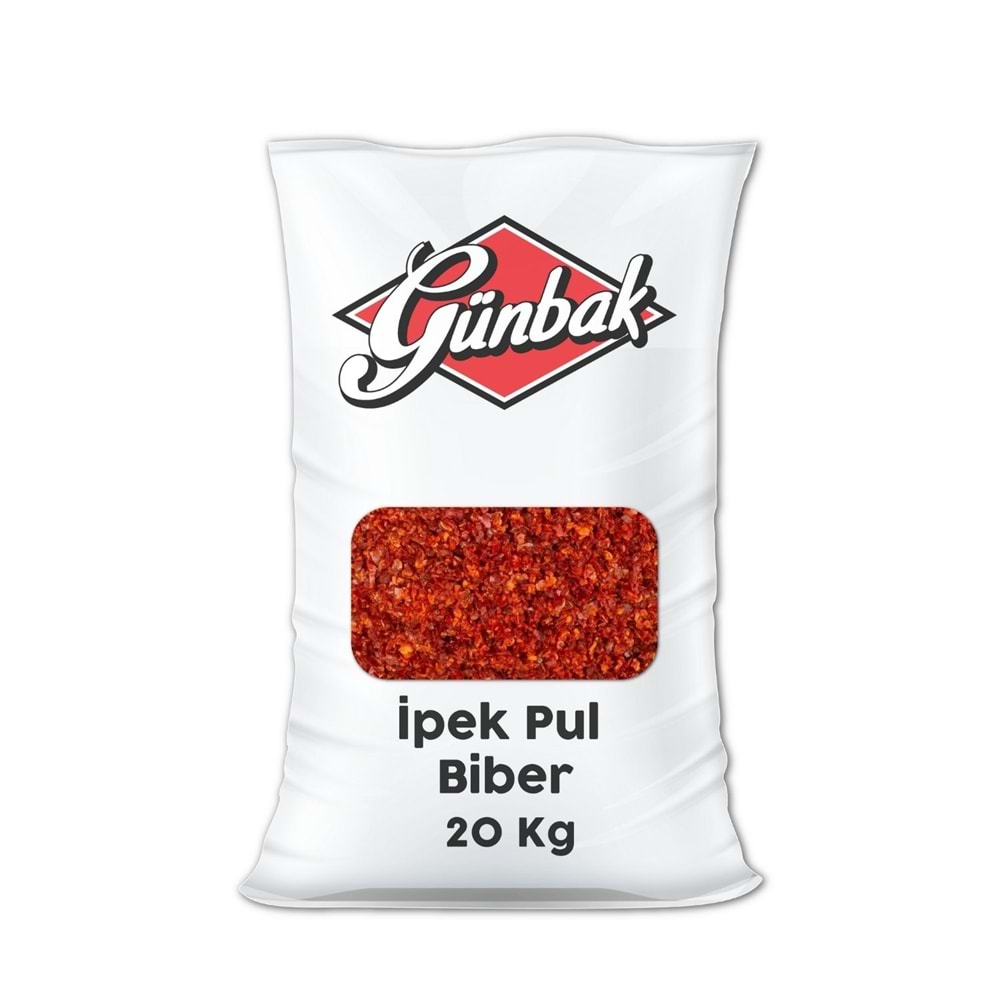 Günbak İpek Pul Biber Çuval 20 Kg