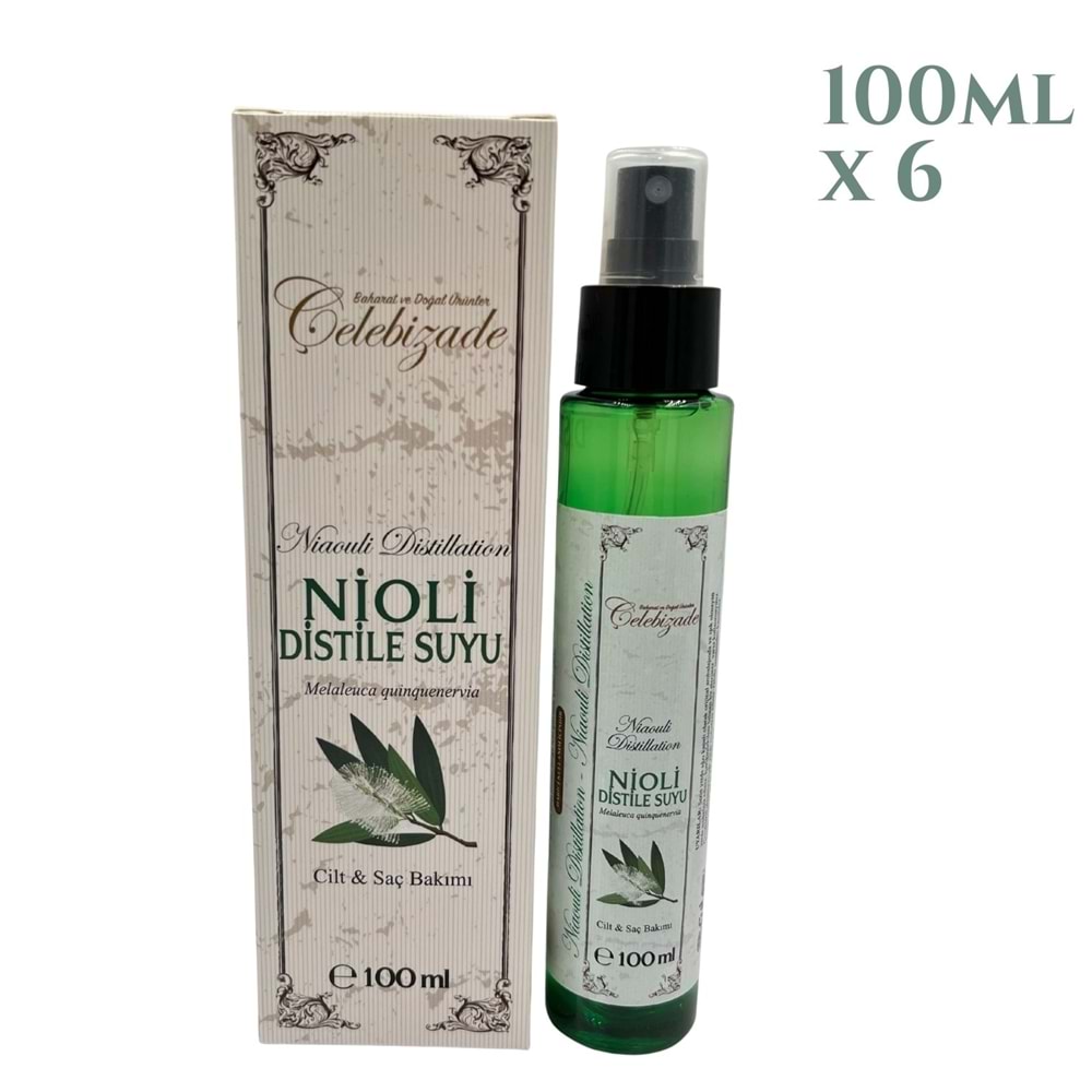 Çelebizade Nioli Distile Suyu 100 ML X 6 Adet