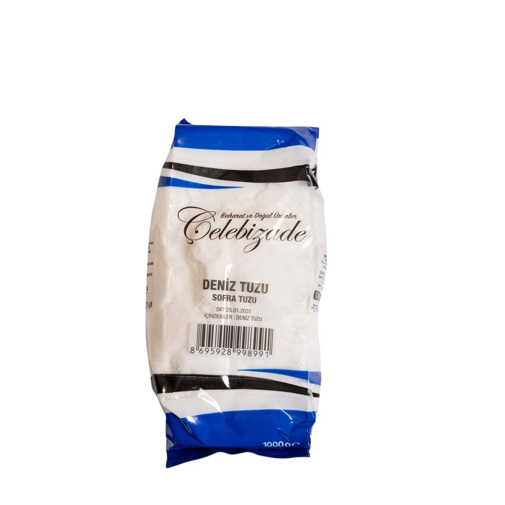 Çelebizade Deniz Tuzu İnce Paket 1 Kg