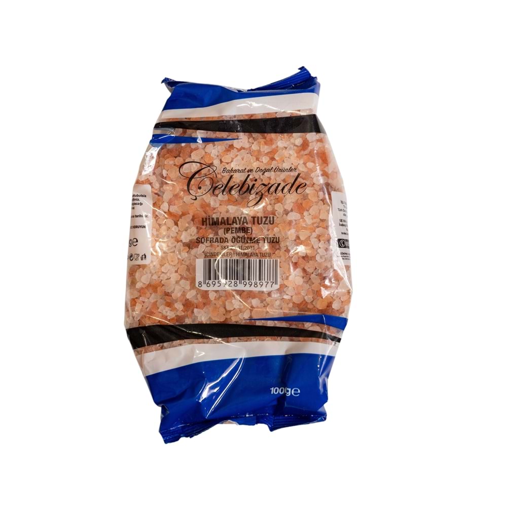 Çelebizade Himalaya Tuzu Pembe İri Tane Paket 1 Kg