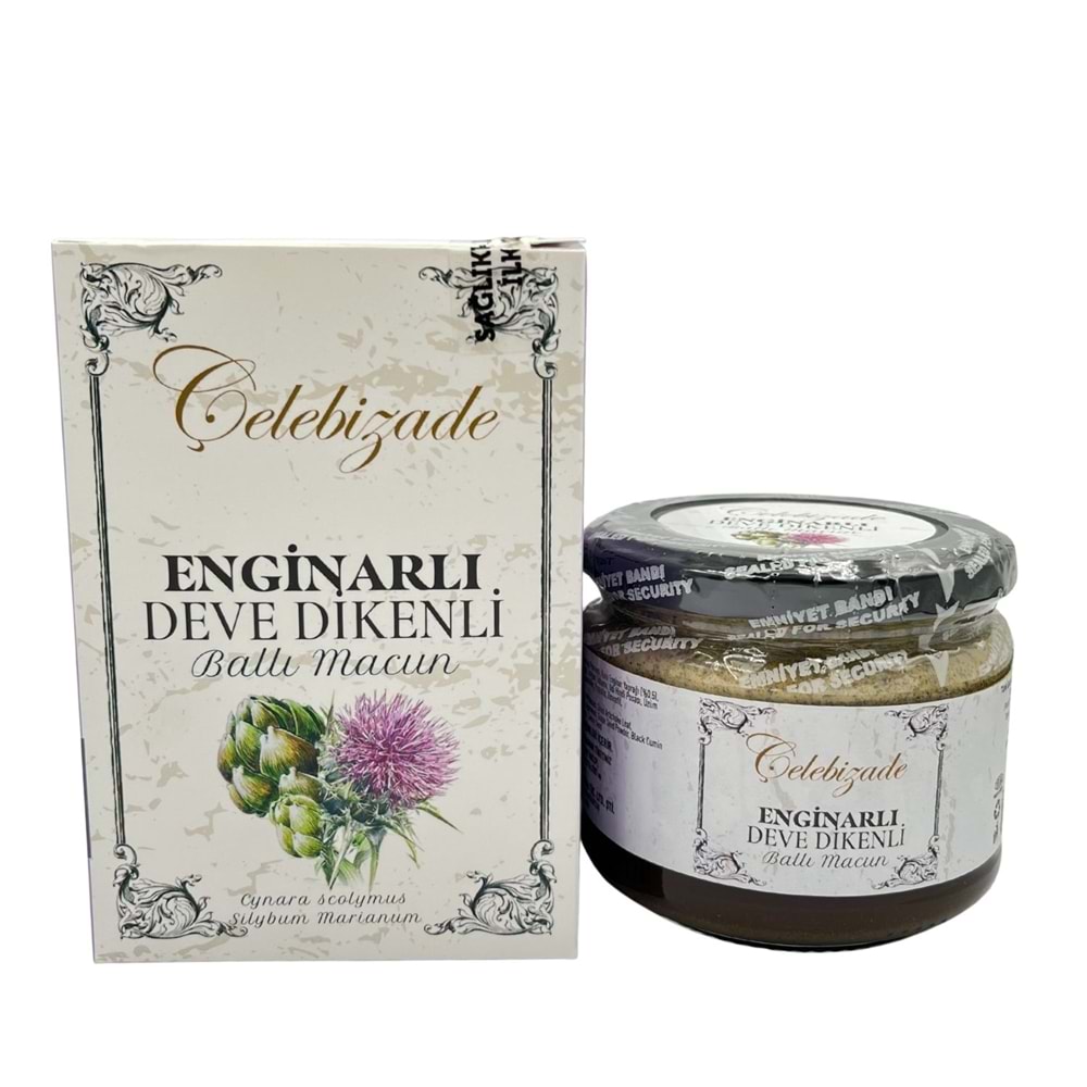 Çelebizade Enginarlı Deve Dikenli Ballı Macun 340 Gr