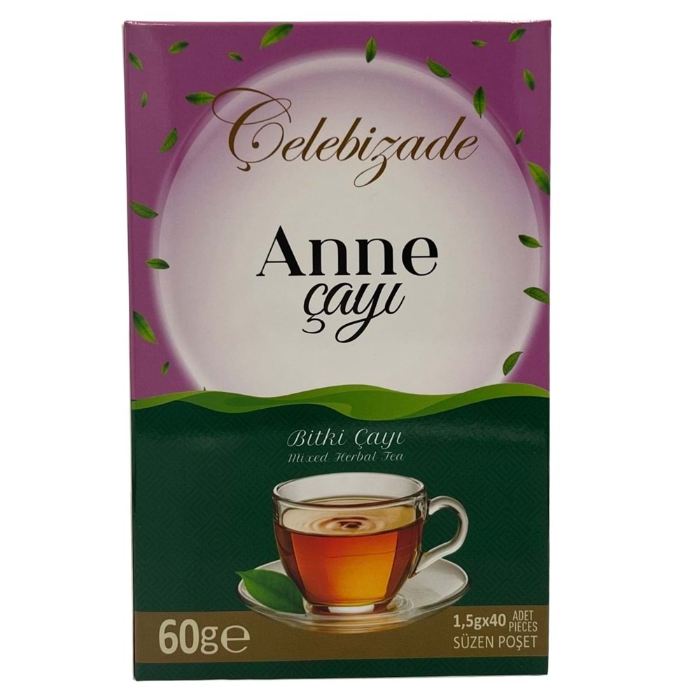Çelebizade Emziren Anne Bitki Çayı Süzen Poşetli 40 Adet 60 Gr