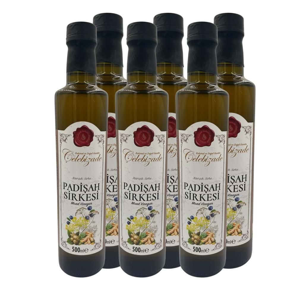 Çelebizade Padişah Sirkesi 500 ML X 6 Adet