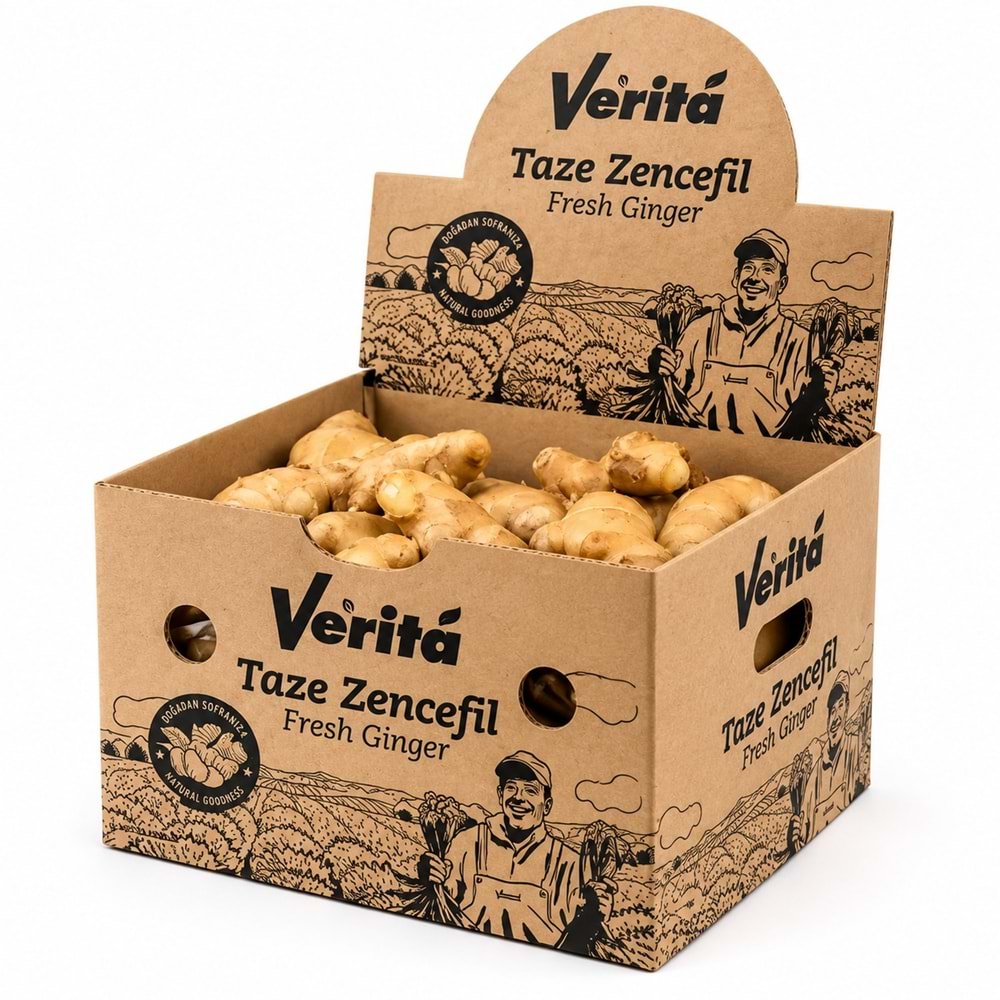Verita Taze Zencefil Yaş Koli 5 KG