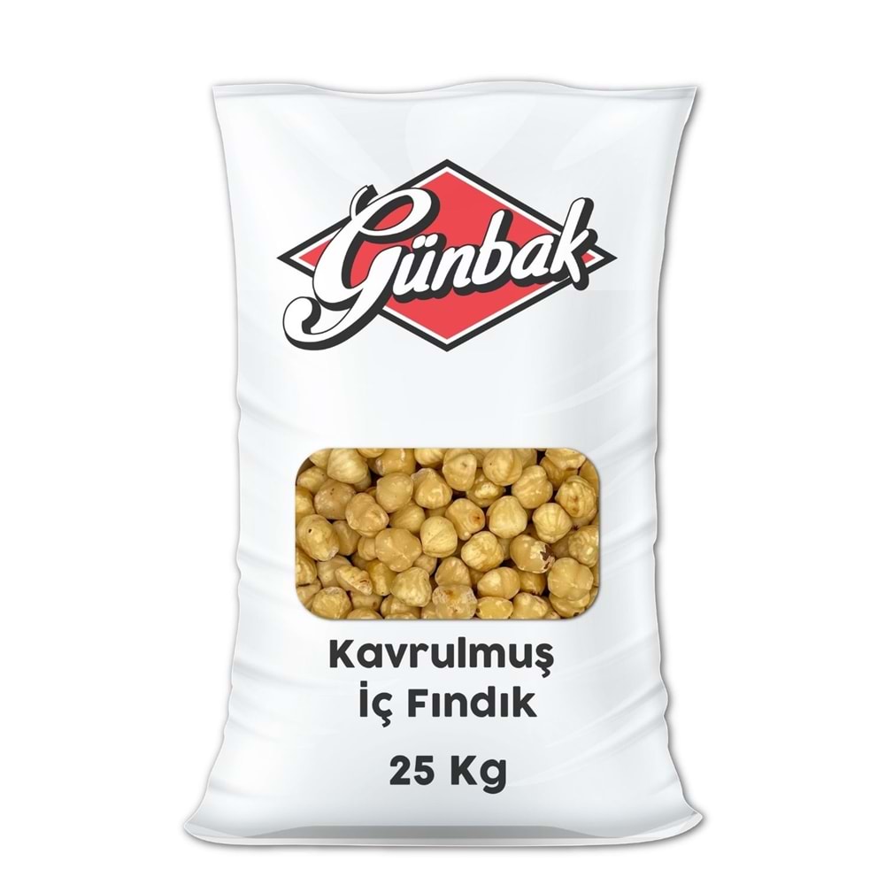 Kavrulmuş İç Fındık Çuval 25 KG